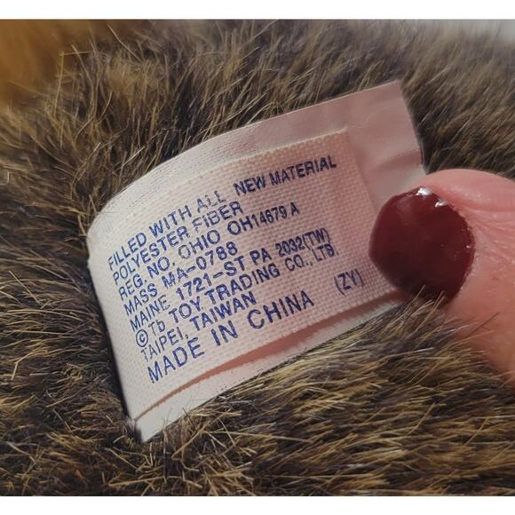 14" Realistic Brown Dog Plush Long Ears Collectors Choice TB Toy Trading - Picture 8 of 14